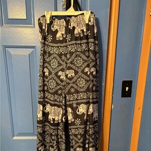 Plus pants elastic ankles